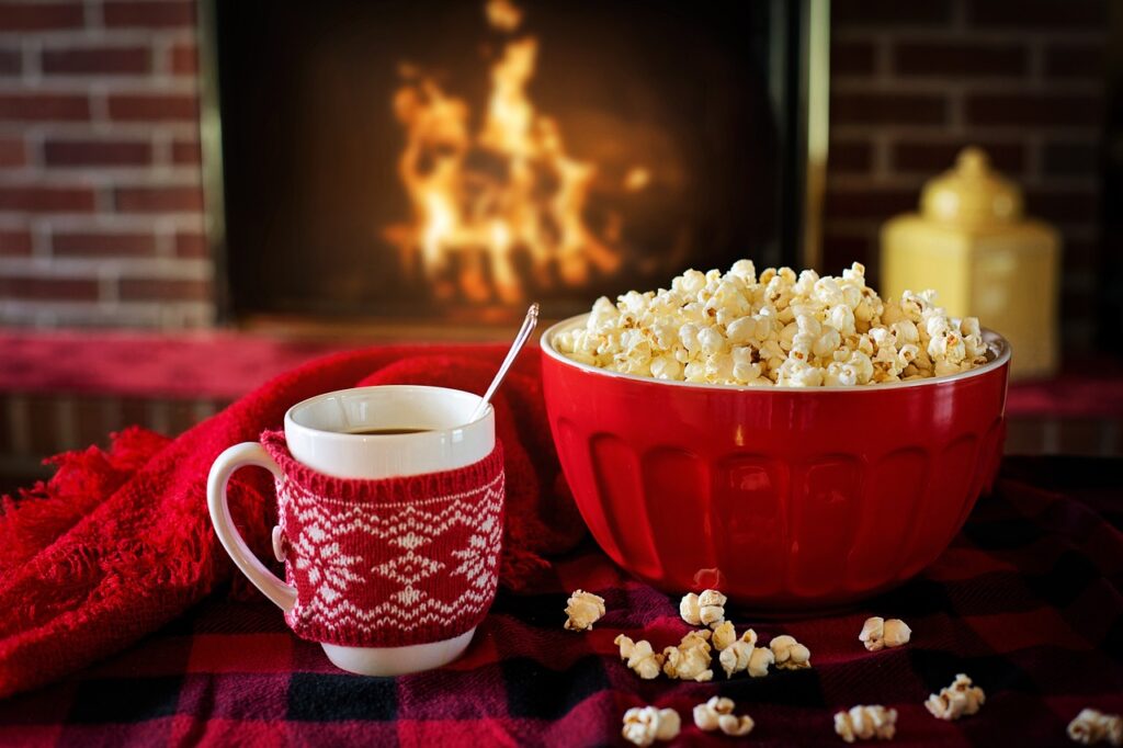 warm gemütlich Popcorn Weniger Naschen zur Adventszeit Tipps und Tricks