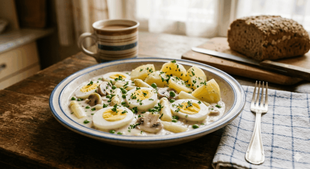 DDR Rezept Eierfrikassee – auch 2026 noch lecker